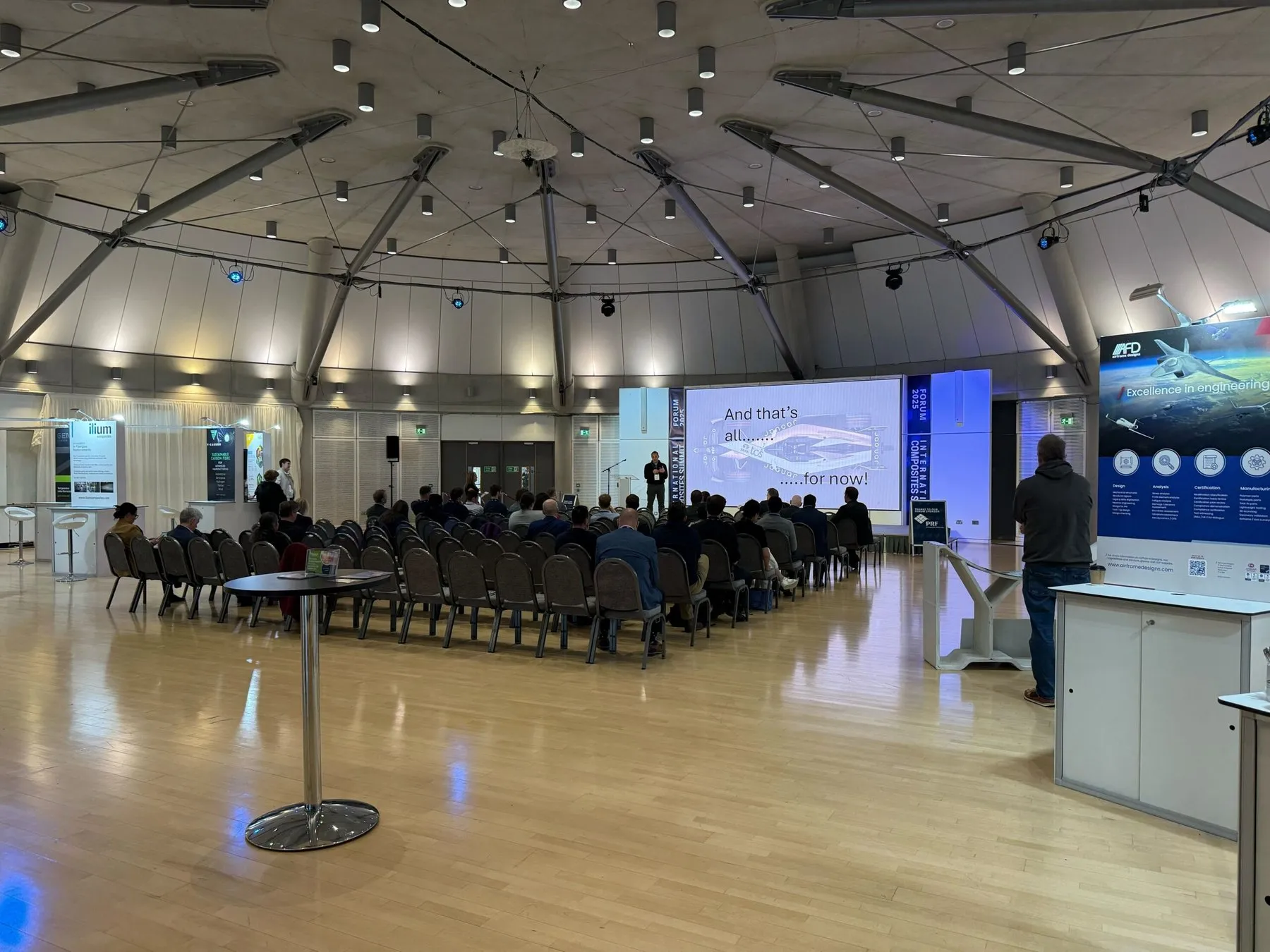 Plyable presenting at the International Composites Summit