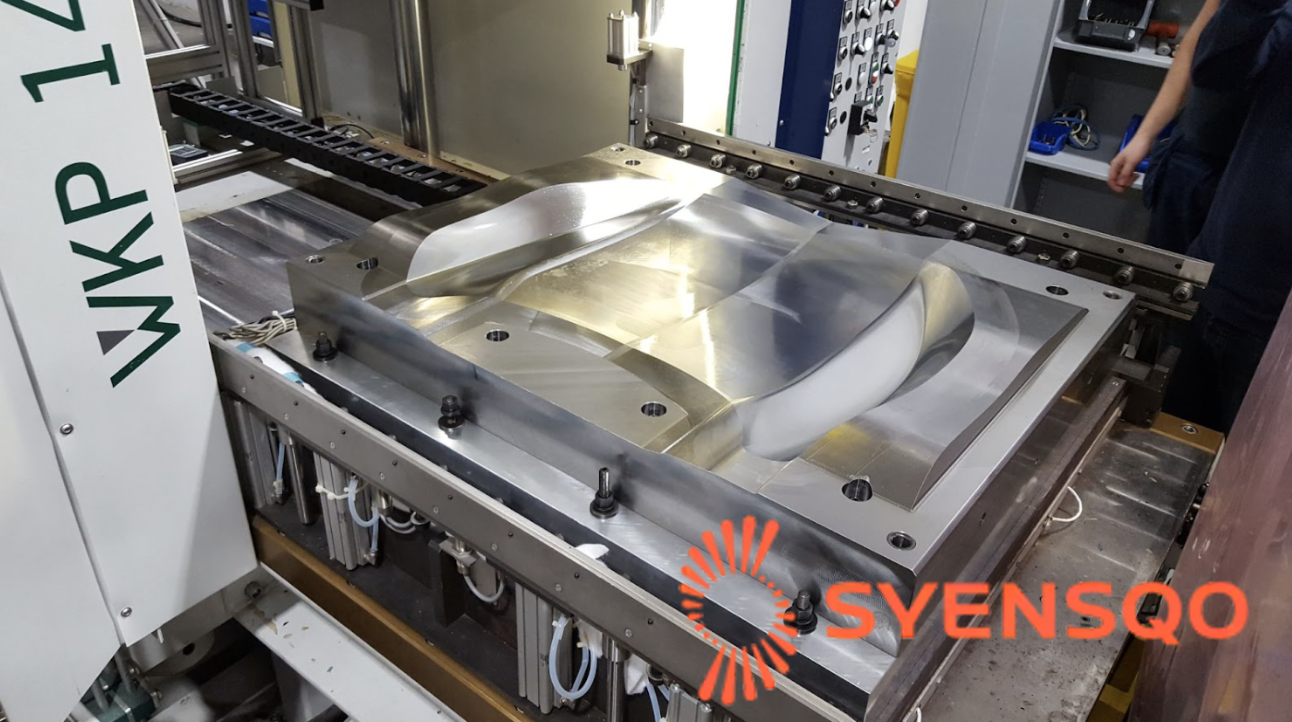 Hot press tooling produced with Plyable for Syensqo